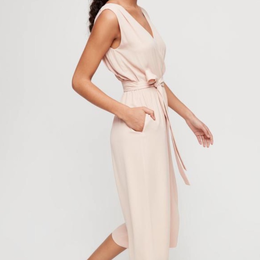 Light Pink Babaton Jumpsuit (XS)